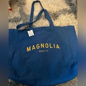 Magnolia Royal Blue Arched Tote( NWT)